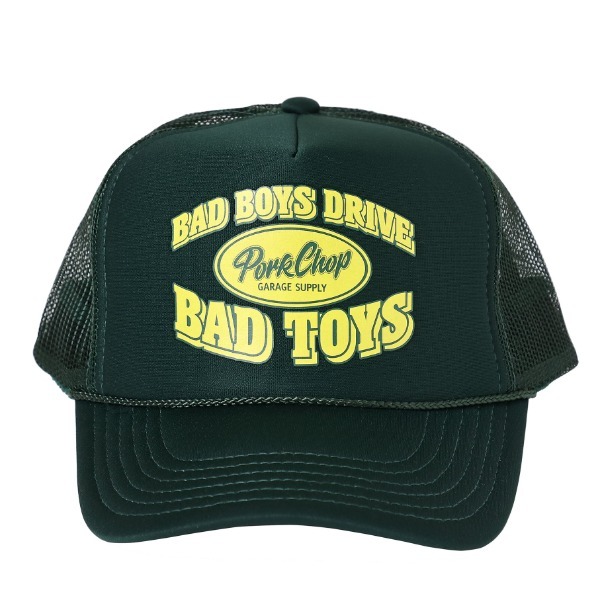 PORKCHOP / BAD TOYS CAP/DARK GREEN