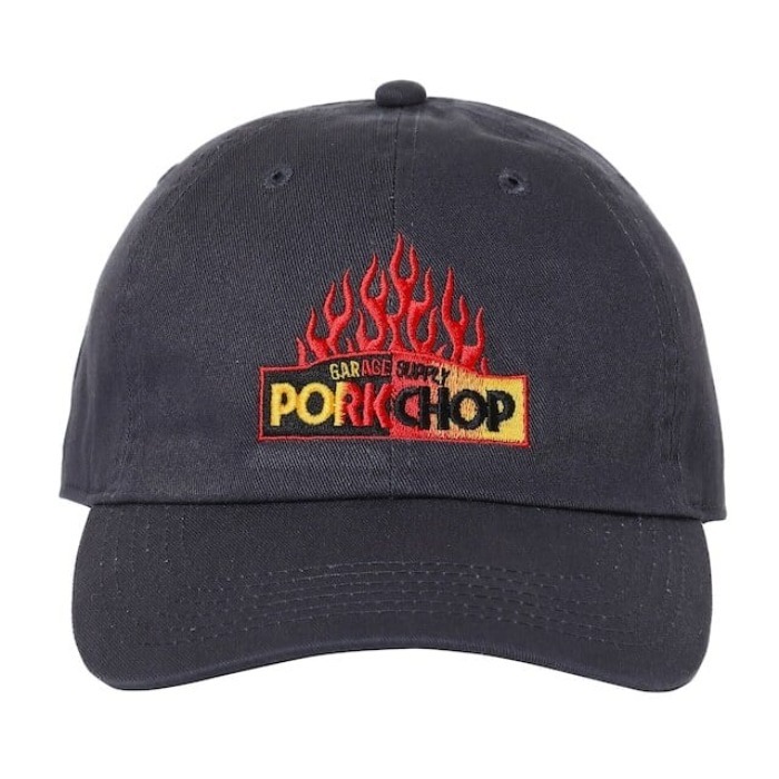 PORKCHOP / FIRE BLOCK CAP [GREY]