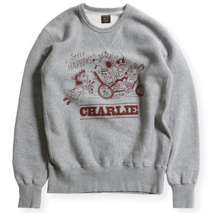 CLOUD FRONT-V CREW NECK SWEATER