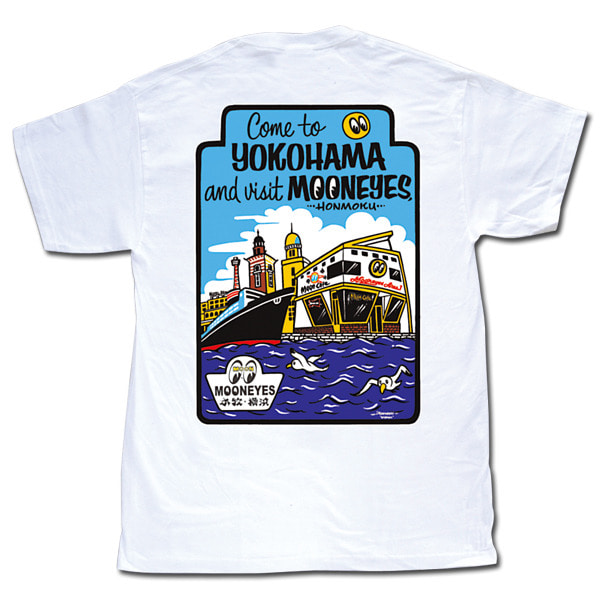 MOON Come to YOKOHAMA T-Shirts [ TM571WH ]