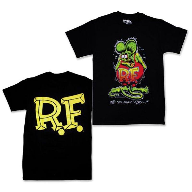 Rat Fink Monster T-Shirt &quot;Standing Rat Fink&quot; Black [RIT209BK]