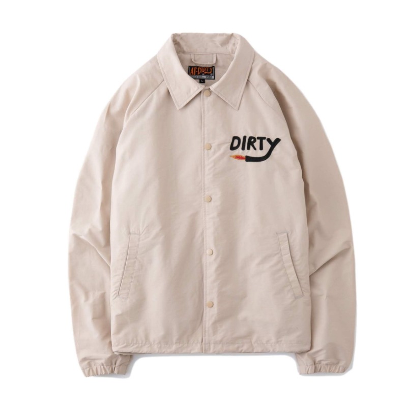 DIRTY FIRE COACH JACKET (NATURAL)