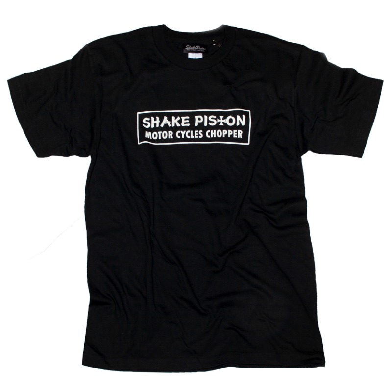 SHAKEPISTON : OVAL LOGO T-Shirts (BLACK)