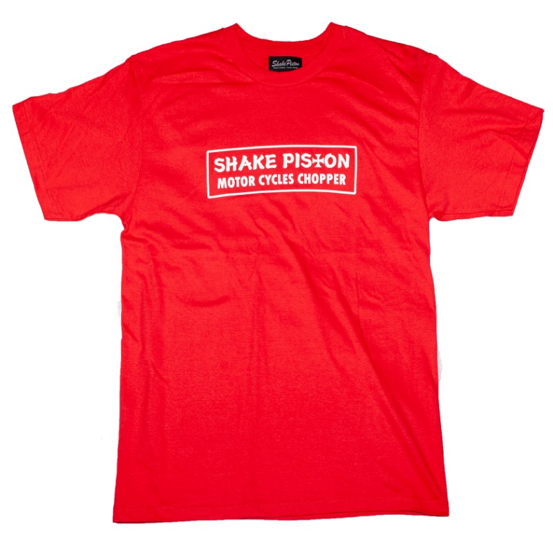 SHAKEPISTON : OVAL LOGO T-Shirts (RED)