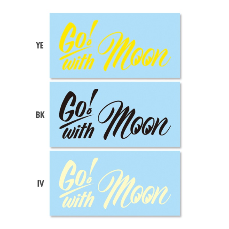 Go with MOON Sticker [ DM209 ]